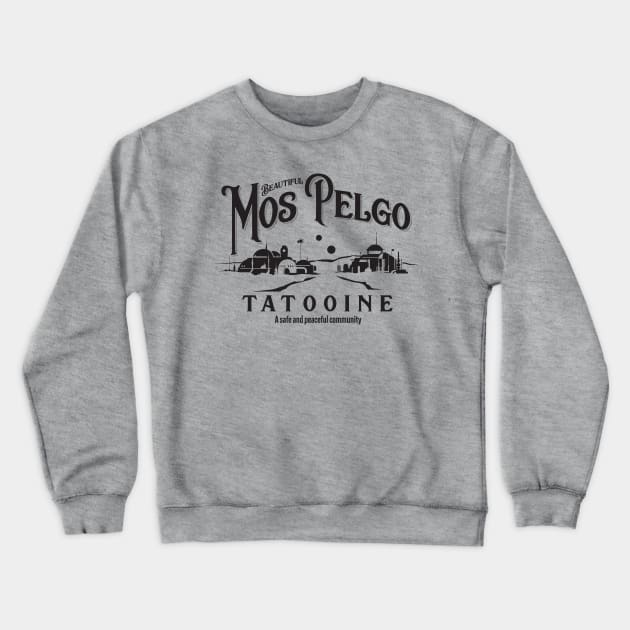 Mos Pelgo Crewneck Sweatshirt by MindsparkCreative